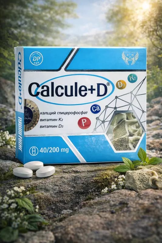 БАД CALCULE+D 500 мг 40 капсул, капсулы с натуральным комплексом кальция — 2