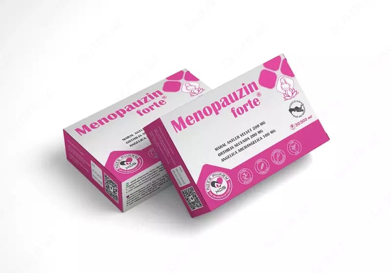 БАД Menopauzin Forte 500 мг 40 таблеток, капсулы для женского здоровья — 2