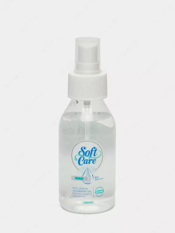 Антисептический гель ”Softcare” спрей, бесцветный, 100 мл (Код - 1345) Ассортимент — 1