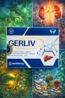БАД GERLIV 405 мг 40 капсул, капсулы для профилактики заболеваний печени
