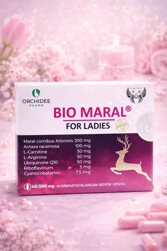 БАД BIO Maral For Ladies 500 мг 40 капсул, капсулы для женского полового здоровья — 1