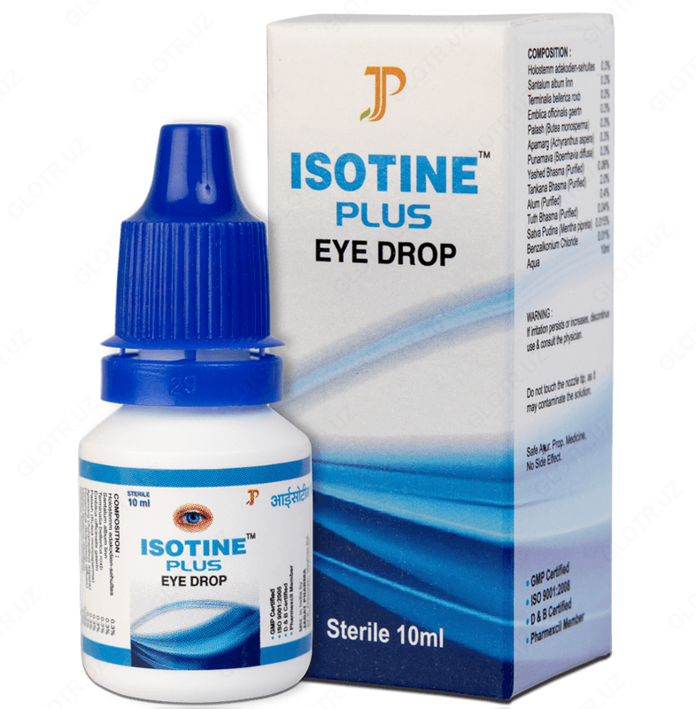 Айсотин-плюс, глазные капли, (Isotine plus) — 3