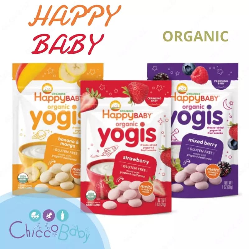 Сублимированные йогуртовые капли Happy Baby Yogis Mixed Berry — 2