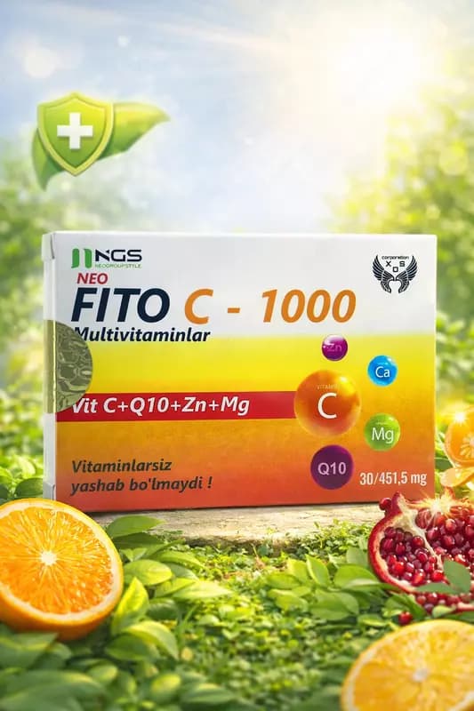 БАД Neo FITO C-1000 500 мг 30 капсул, поливитаминно-минеральный комплекс в капсулах — 2