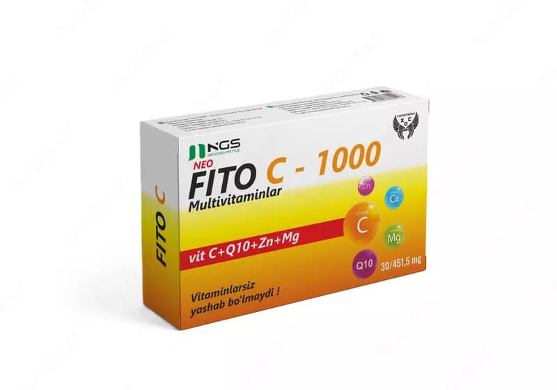 БАД Neo FITO C-1000 500 мг 30 капсул, поливитаминно-минеральный комплекс в капсулах — 3