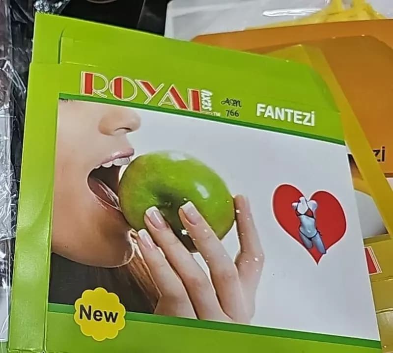 Съедобное нижнее белье "Royale Fantezi" со вкусом зеленого яблока (NEW) — 1