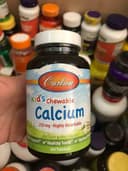 Витамины ”Carlson Labs, Жевательные таблетки с кальцием для детей, с натуральным ванильным вкусом”