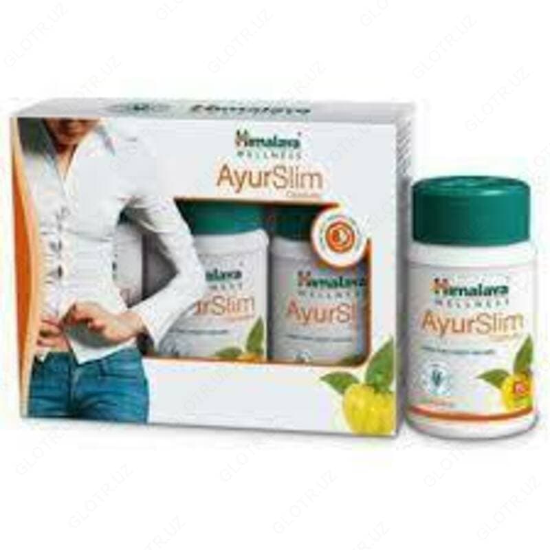 Средство для похудения Аюрслим (AYURSLIM) Himalaya, 60 капсул — 2