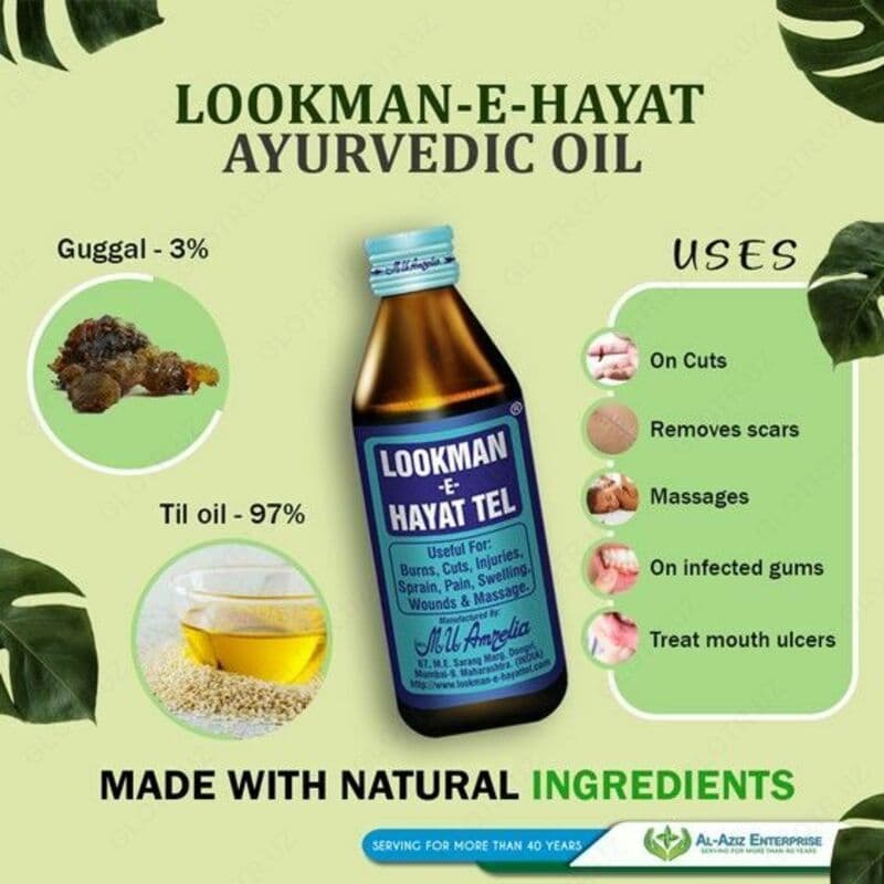 Лечебная сыворотка от кожных заболеваний “Lookman-E-Hayat Tel” — 3