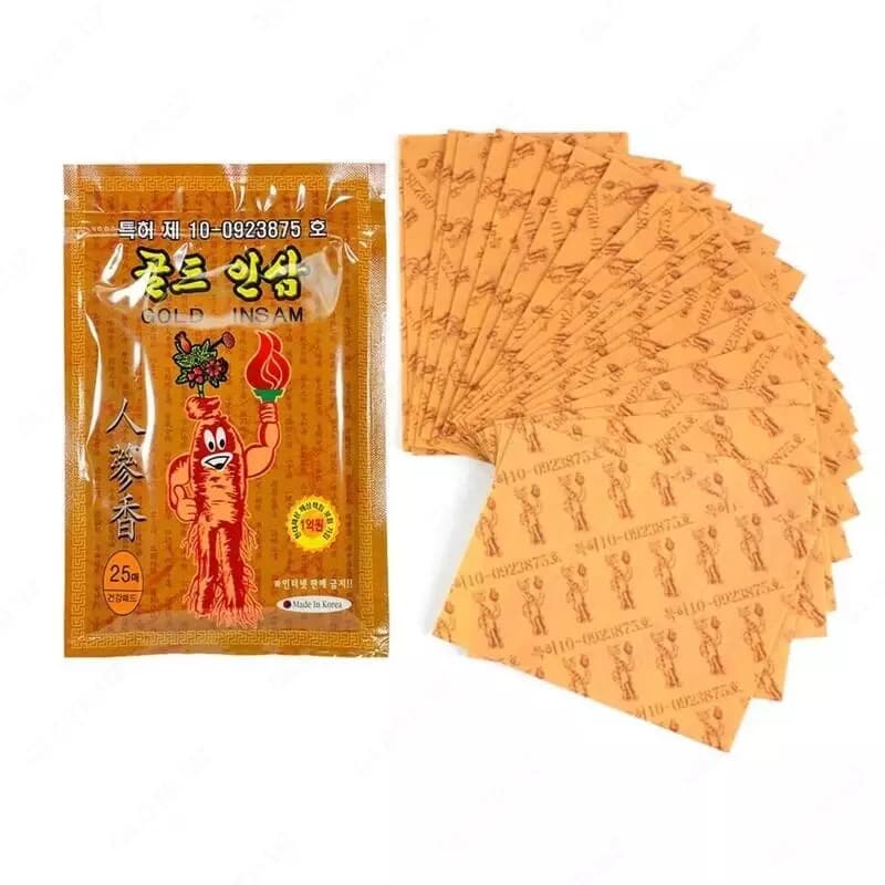 Gold Insam - Пластырь с красным корейским женьшенем — 4