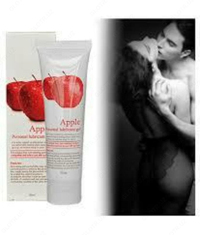 Смазка на водной основе Silk Touch с ароматом яблока 100 ml — 3