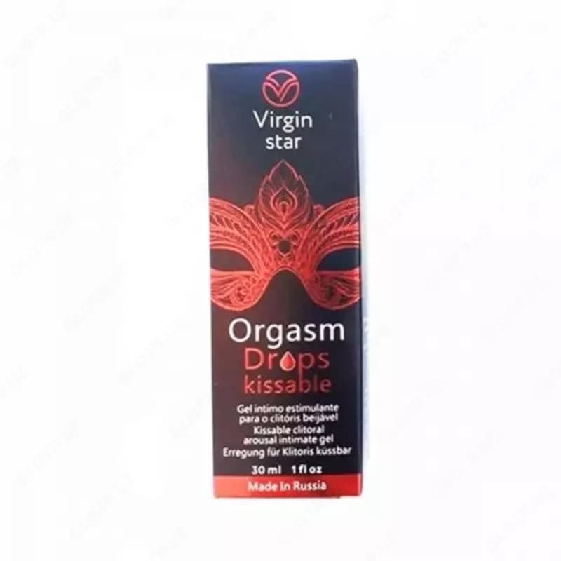 Virgin Star Orgasm Drops Kissable гель для женщин — 3