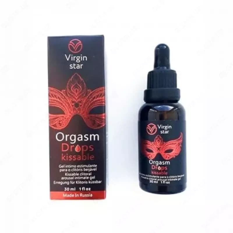 Virgin Star Orgasm Drops Kissable гель для женщин — 4