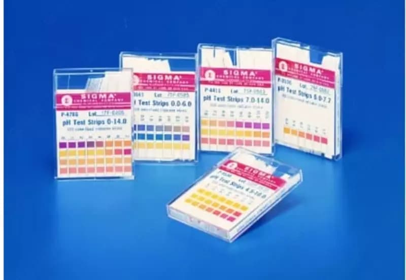 P4786-100EA Тест-полоски pH, pH 0-14, разрешение: 1,0 ед. pH, 100 шт — 1