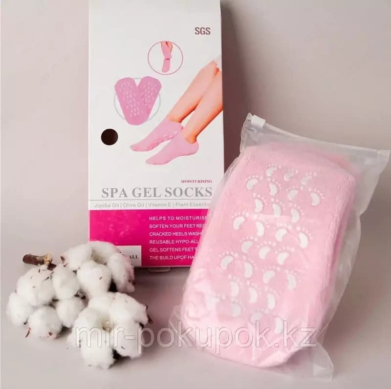 Гелевые силиконовые Spa Gel Gloves носочки и перчатки с экстрактом эфирных разных масел. — 1