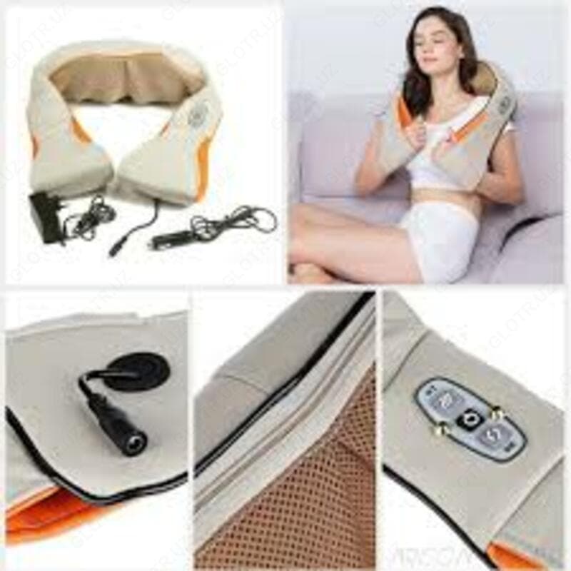 Массажер роликовый для шеи и спины Massager of Neck Kneading — 3