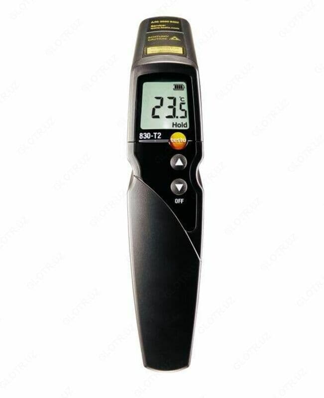 Testo 830-T4 — инфракрасный термометр с 2-х точечным лазерным целеуказателем (оптика 30:1) — 2