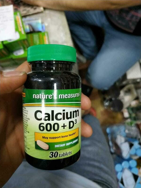 Кальций 600 с витамином Д Nature's Measure Calcium 600 d3 — 3