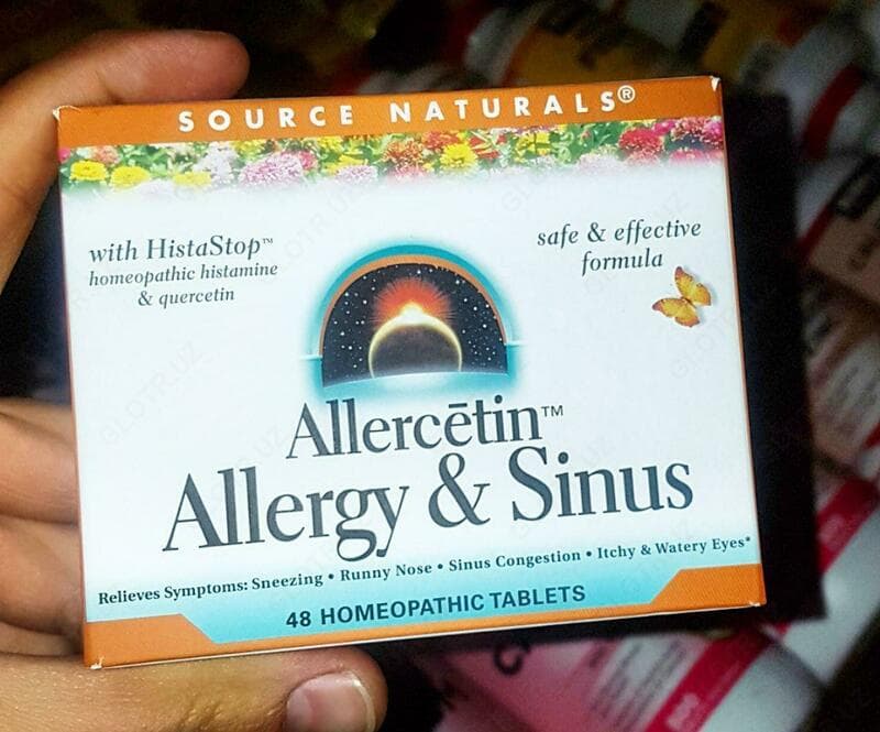 Витамины ”Source Naturals, Allercetin, Allergy & Sinus” — 2