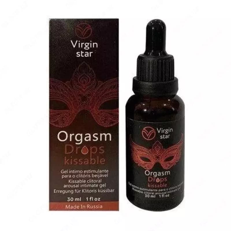Orgasm Drops Kissable (Поцелуй оргазма) возбуждающие капли для женщин 30ml. — 2