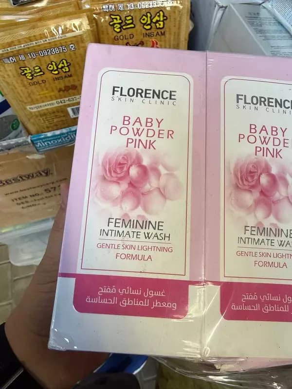 Интимный гель для женщин "Florence SKNC" Baby Powder Pink (Дубай) — 2