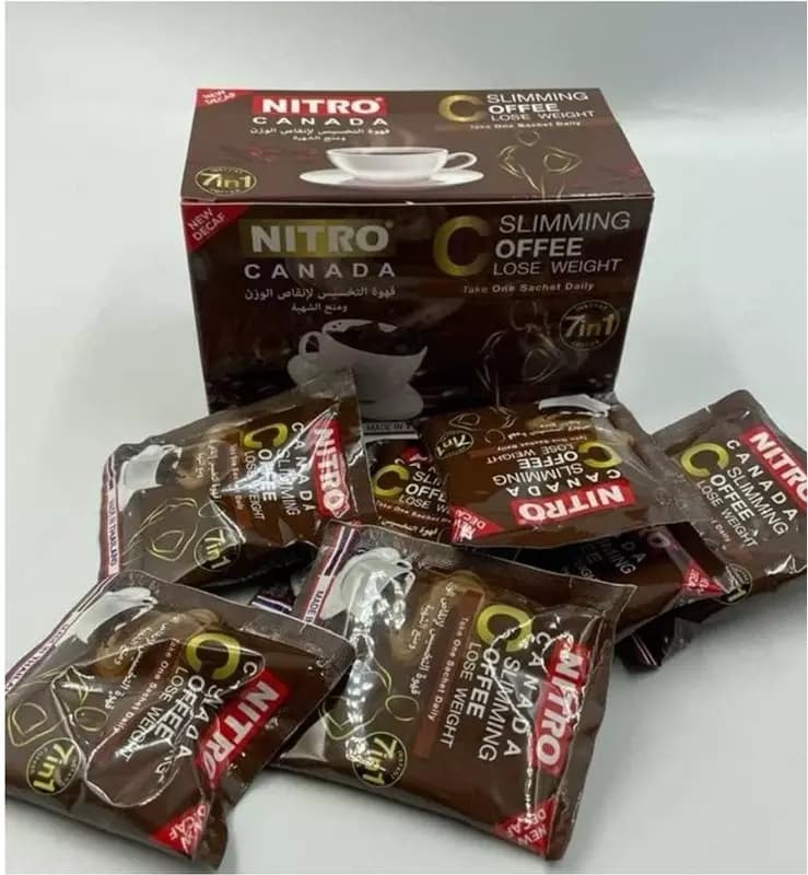 Кофе для похудения Nitro Canada slimming coffee 7-in-1 — 4
