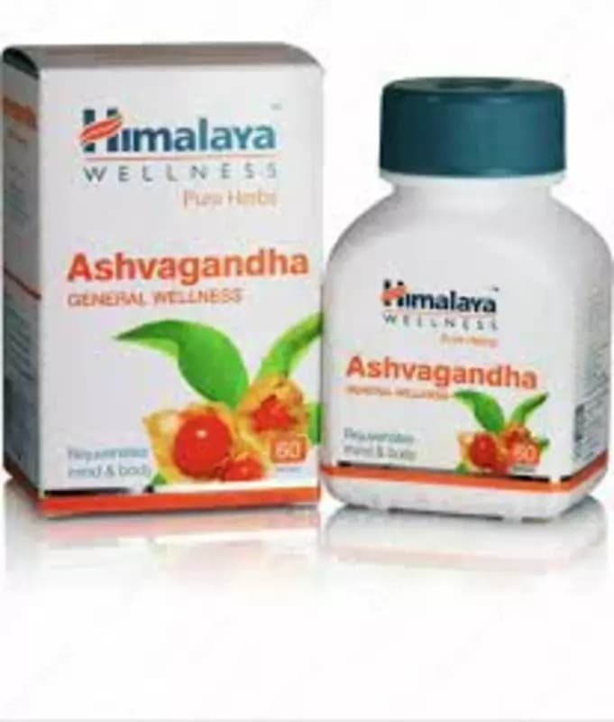 Ашвагандха, 60 таб, производитель Хималая; Ashvagandha, 60 tabs, Himalaya — 2