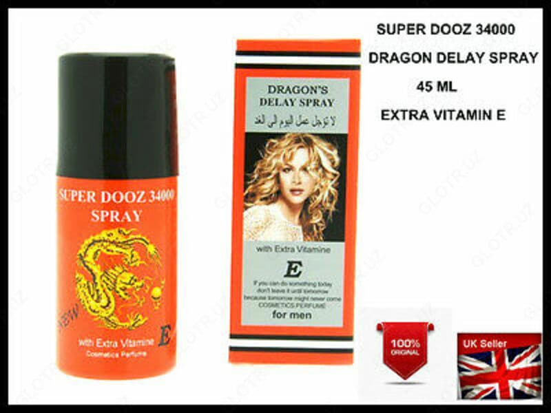 Спрей-пролонгатор Super Dooz 34000 Dragon's Spray с витамином Е 45 мл — 1