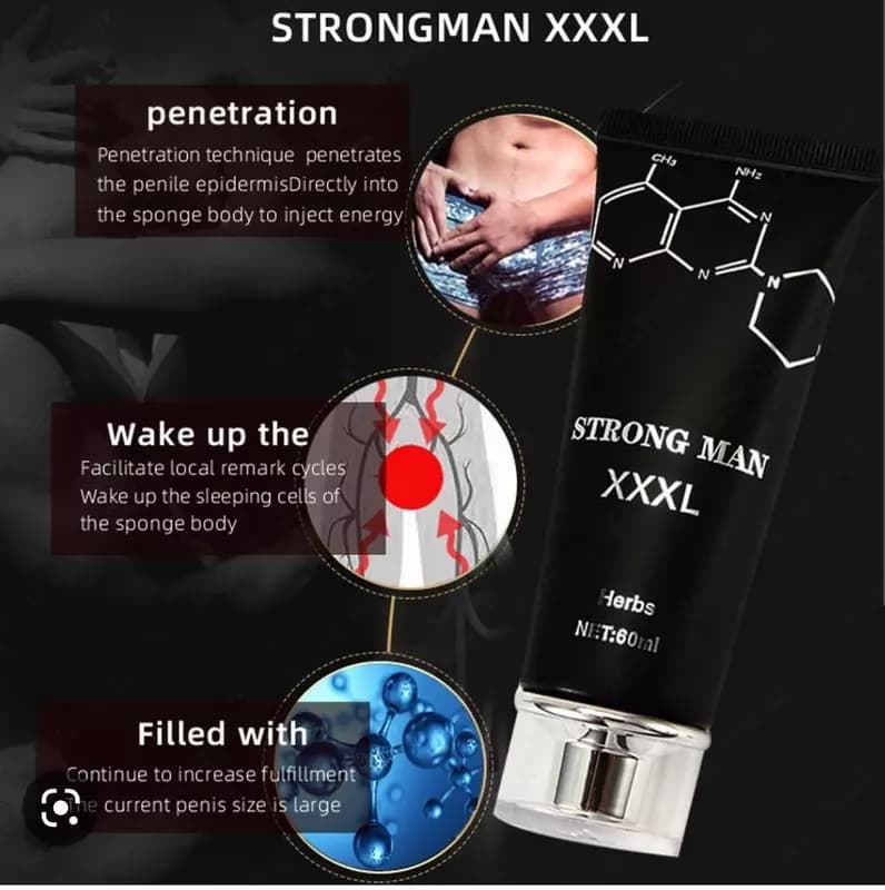 Крем Strong Man XXXL для увеличения члена — 3