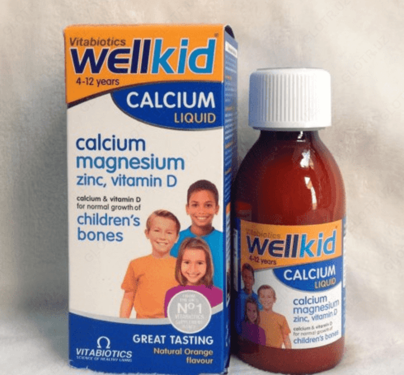 Витамины ”Wellkid Calcium Liquid” — 1