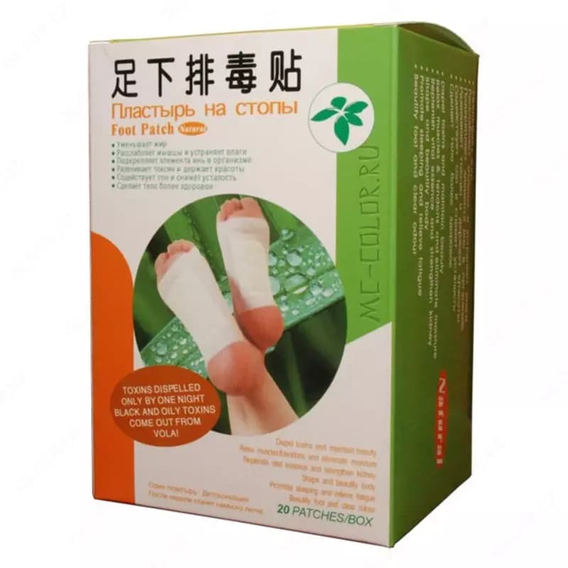 Пластырь на стопы для выведения токсинов Foot Patch — 5