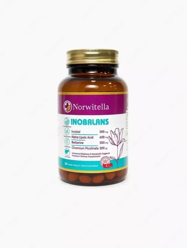 Биологически активная добавка ”Norvitella” INOBALANS, для гормонального баланса, 60 капсул — 1