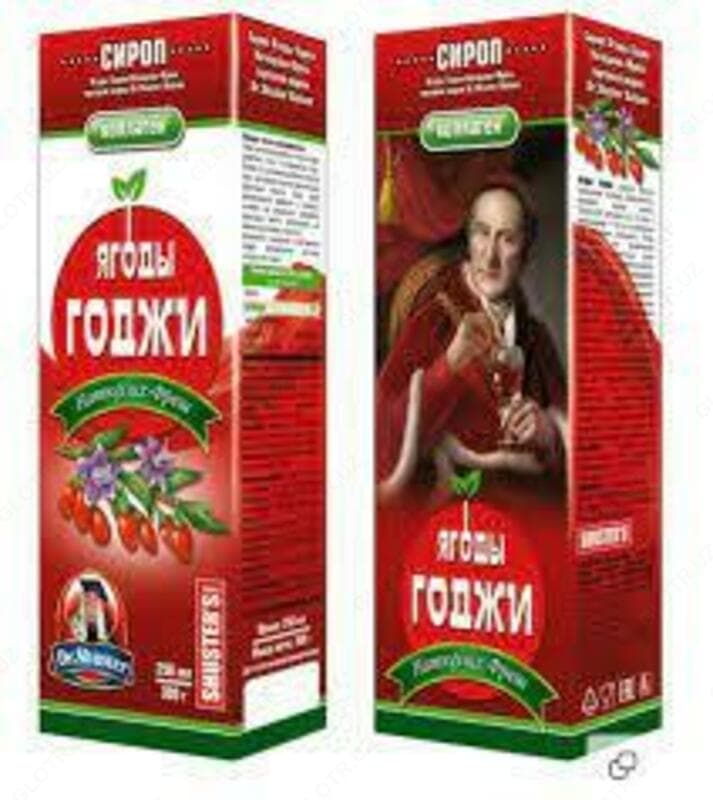 Сироп Ягоды годжи Натюрлих-Фреш торговой марки Dr.Shuster Balsam (Godji sirop) — 1