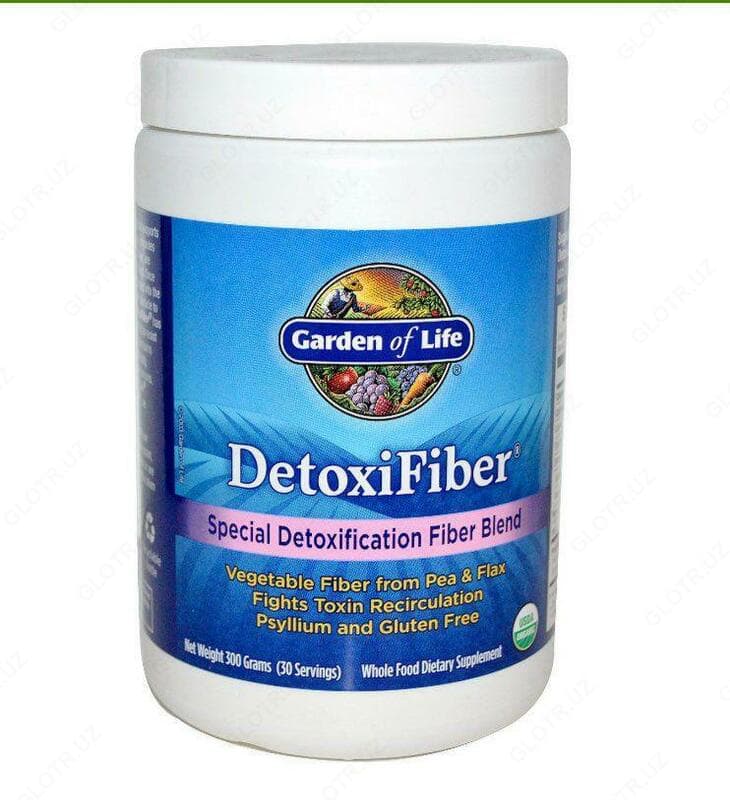 Витамины ”Garden of Life, DetoxiFiber, специальная смесь клетчатки для детоксикации” — 2