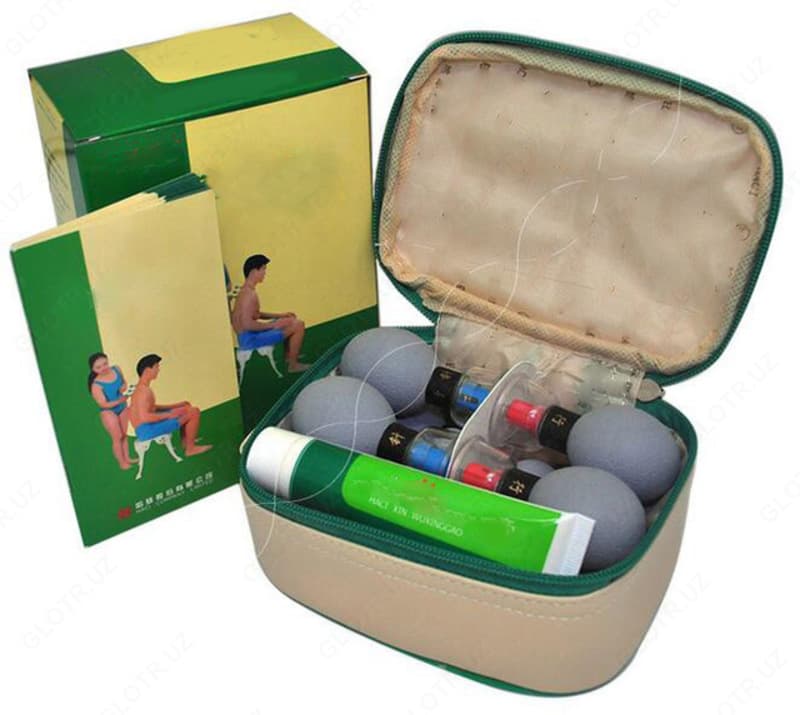Банки-присоски акупунктурного действия - Magnetic Acupressure suction cup (12 шт) — 2