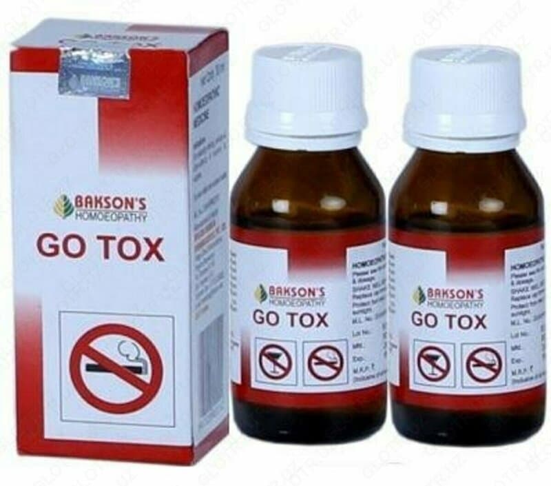 Go Tox препарат от курения и алкоголя — 1