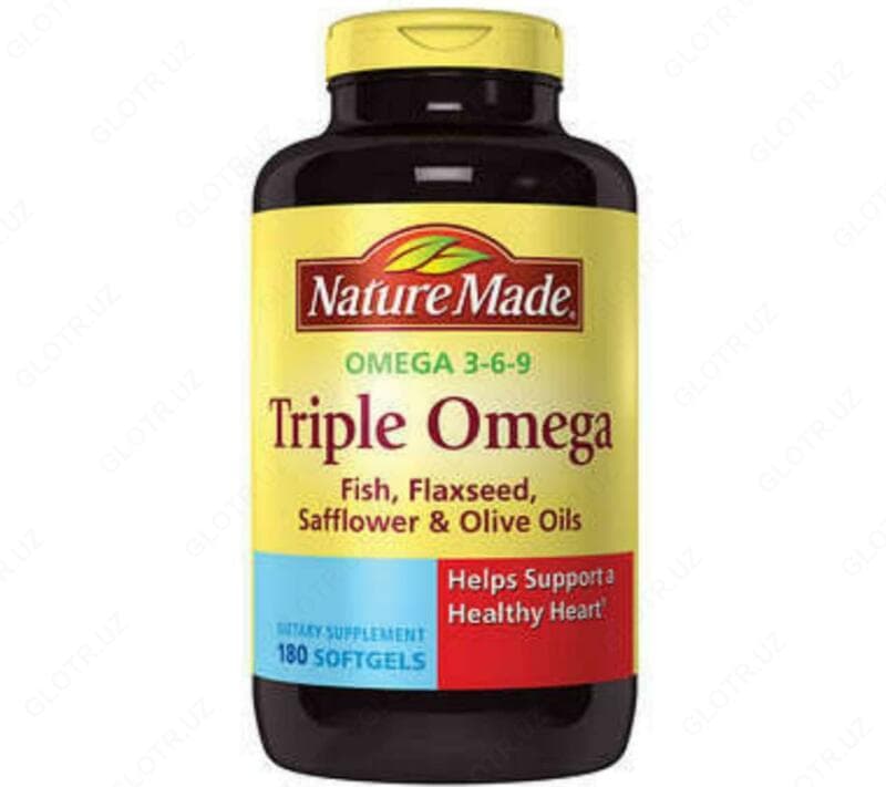 Витамины ”Nature Made, Triple Omega, омега 3-6-9” — 1