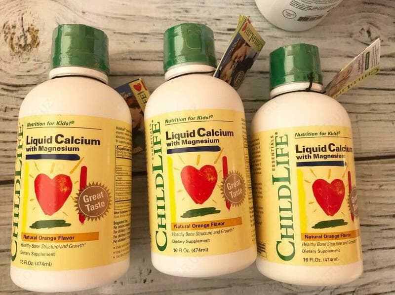 Витамины ”ChildLife, Жидкий кальций с магнием, вкус натурального апельсина” — 2