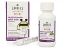 Витамины ”Zarbee's, Naturals, Baby, мультивитамины с железом, натуральный ароматизатор со вкусом винограда”