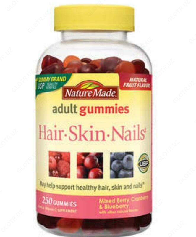 Витамины ”Nature Made Adult gummies Hair, Skin & Nails” — 2