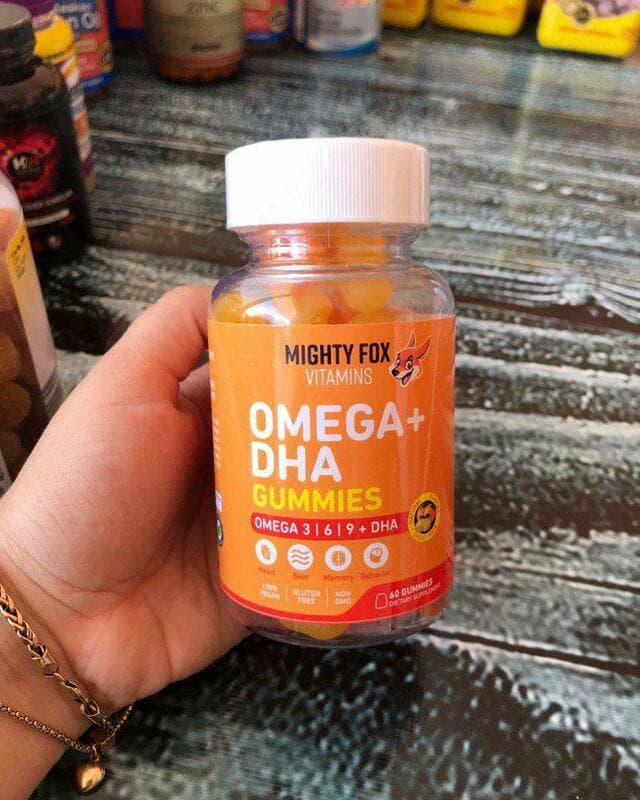 Витамины ”Mighty Fox Vitamins Kids Vegan Omega 3 6 9 DHA Gummies Vitamin C” — 2