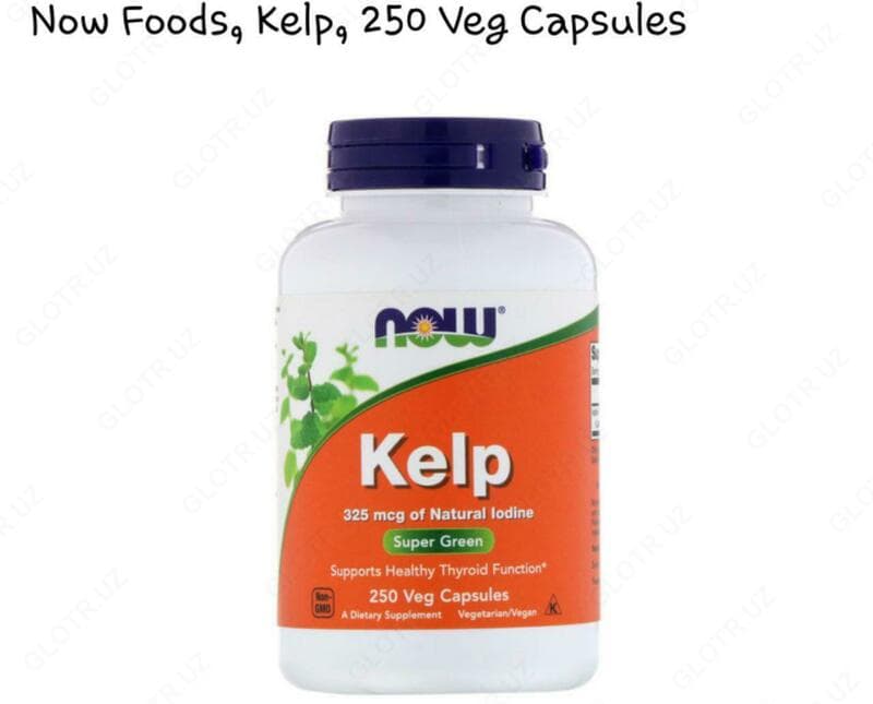 Витамины ”Now Foods, Келп” — 2