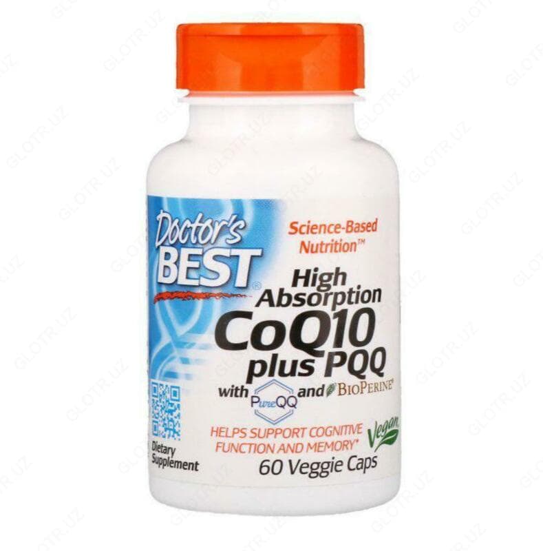 Витамины ”Doctor's Best, CoQ10 с PQQ, с высокой степенью усвояемости” — 1