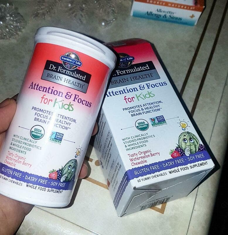 Витамины ”Garden of Life, Dr. Formulated Brain Health, внимание и концентрация для детей, вкус арбуза и ягод” — 2