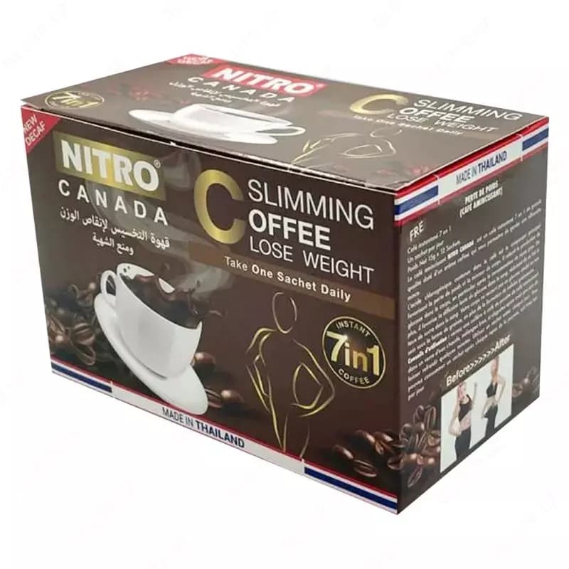 Кофе для похудения Nitro Canada slimming coffee 7-in-1 — 2
