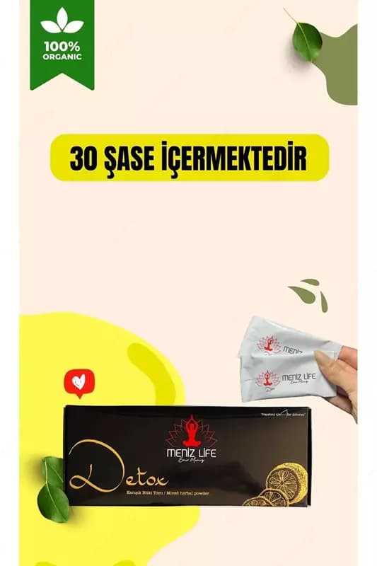 Menizlife лимонный детокс чай для похудения — 3