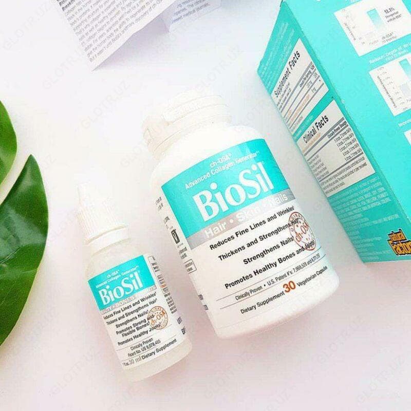 Вода ”BioSil by Natural Factors, ch-OSA, улучшенный источник коллагена” — 2
