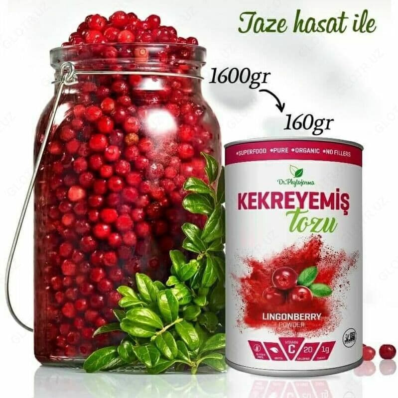 Брусничный порошок для похудения Kekreyemiş Tozu — 3