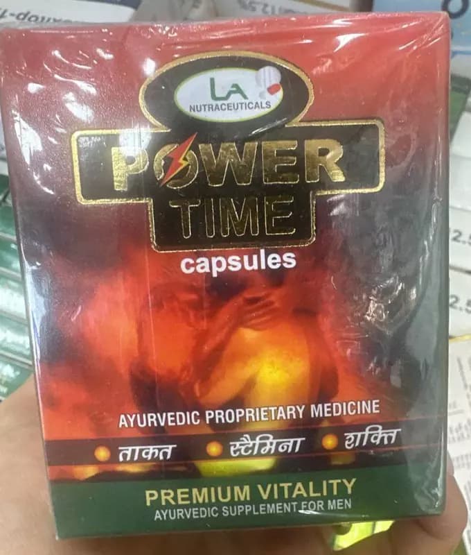 Капсулы для потенции ”Power time” (Индия) — 1