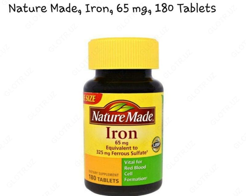 Витамины ”Nature Made, Iron” — 2